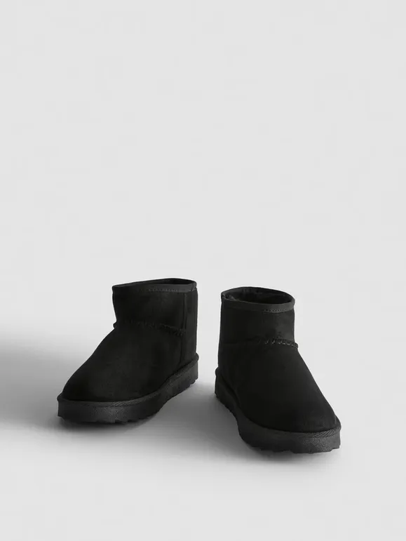 Bottines douillettes en suédine - Photo 3