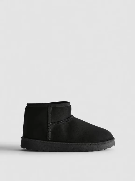 Bottines douillettes en suédine - Photo 4