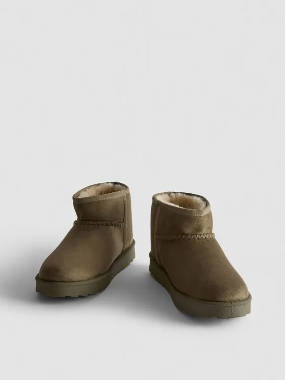 Bottines douillettes en suédine - Photo 9