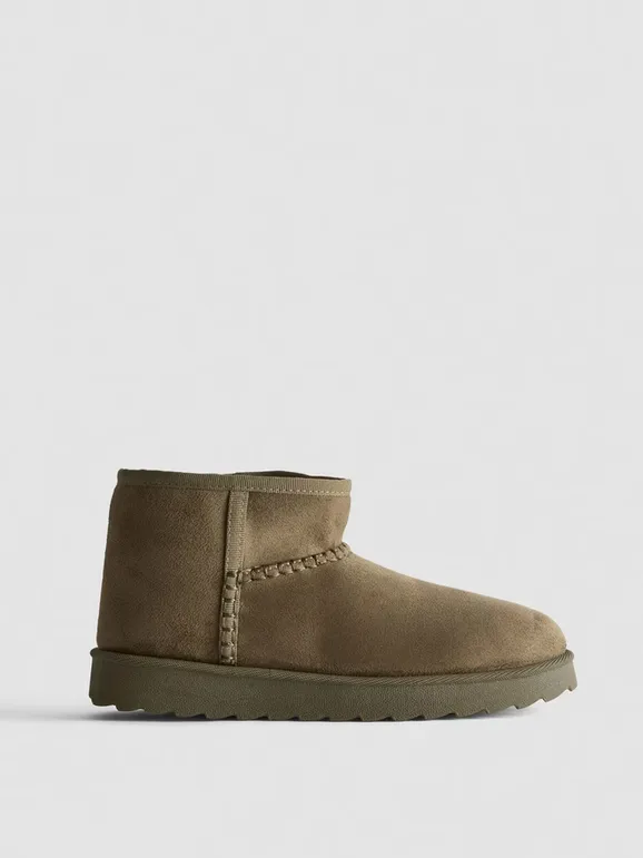 Bottines douillettes en suédine - Photo 10