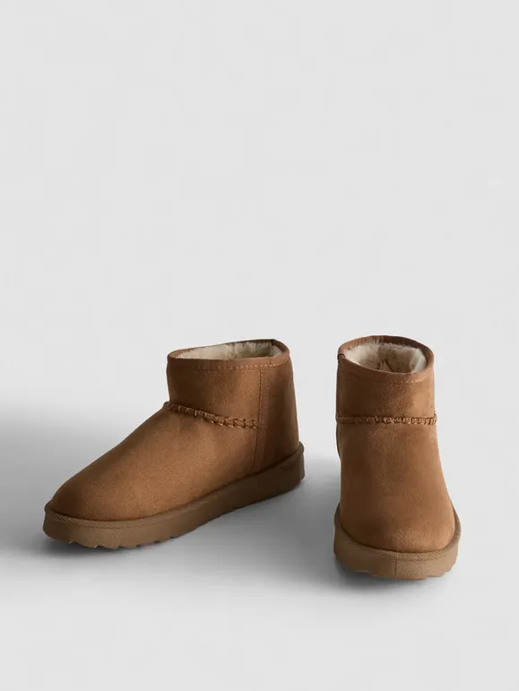 Bottines douillettes en suédine - Photo 11